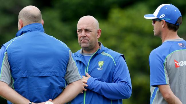 Lehmann had to make hard calls during his time as Australian head coach. Picture: Steve Pohlner