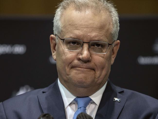 CANBERRA, AUSTRALIA-NCA NewsWire Photos AUGUST 21 2020The Prime Minister Scott Morrison speaks during a press conference in Parliament House, Canberra.Picture: NCA NewsWire /Gary Ramage