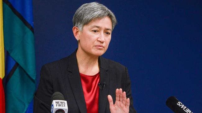 Penny Wong says the government should listen to calls within its own ranks. Picture: Brenton Edwards