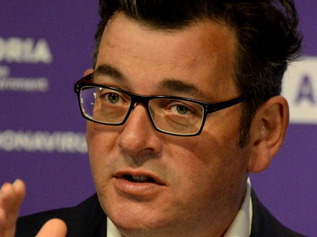 MELBOURNE, AUSTRALIA - NewsWire Photos OCTOBER 14, 2020: Victorian Premier Daniel Andrews gives his latest COVID-19 update. Picture: NCA NewsWire / Andrew Henshaw