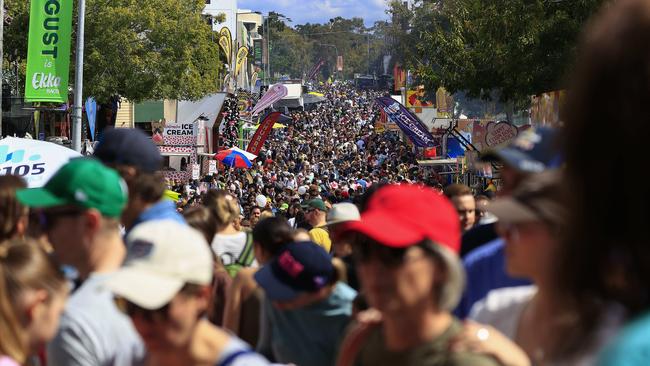 Thousand of other people gather at PeopleÃs Day at the EKKA in Brisbane. Pics Adam Head