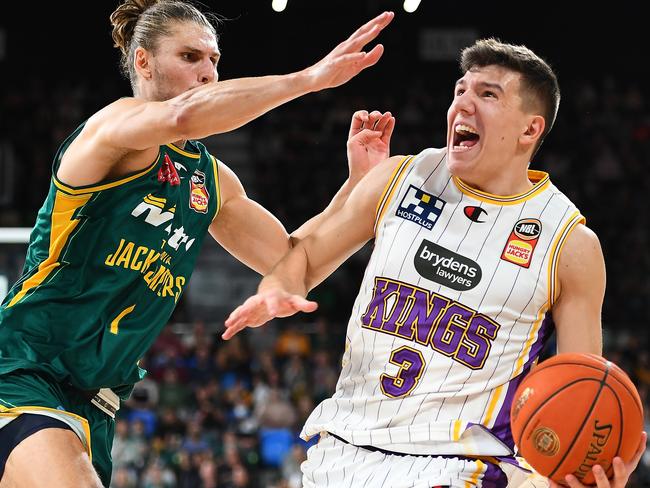 DJ and the Kings spoiled the JackJumpers NBL22 grand final fairytale. Picture: Getty Images