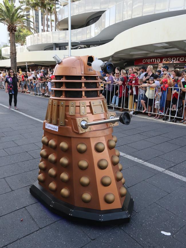 Pictured during the Superhero parade at Broadbeach as part of Supanova . Pic Mike Batterham