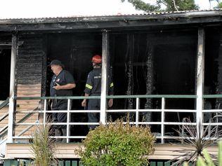 House fire in Peacock Street, One Mile in the early hours of Friday morning.