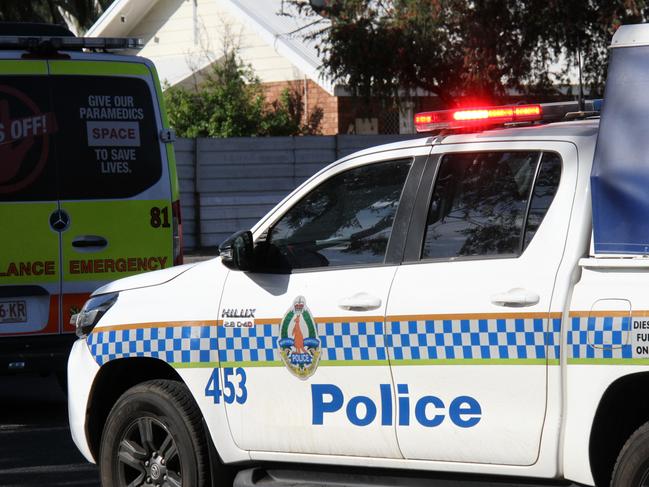 Northern Territory Police and St John Ambulance service responding to an incident in Alice Springs. Picture: Gera Kazakov generic, NT Police