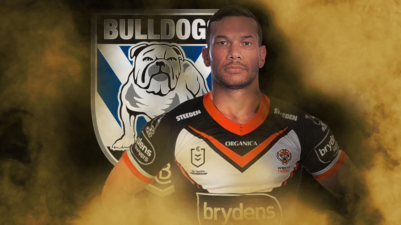 Brent Naden will line up against the Bulldogs on Friday night.