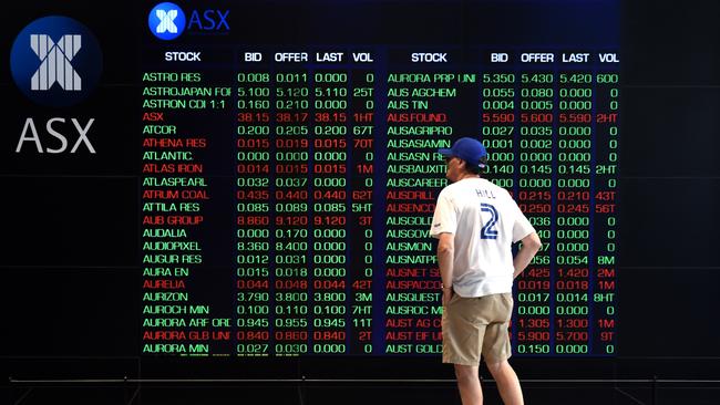 The Australian sharemarket is set to open higher after a strong rally on Wall Street. Picture: AAP Image/Paul Miller