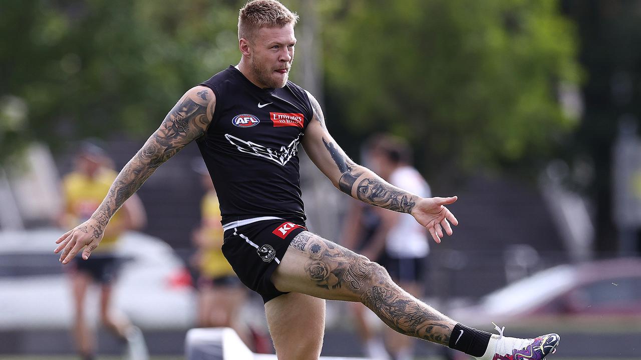 Jordan De Goey has enjoyed a quiet pre-season. Picture: Michael Klein