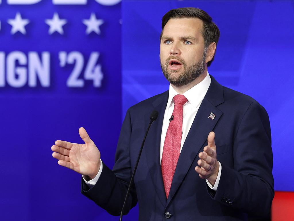 JD Vance came under fire for his views on how to reduce gun violence in America. Picture: Chip Somodevilla / Getty Images