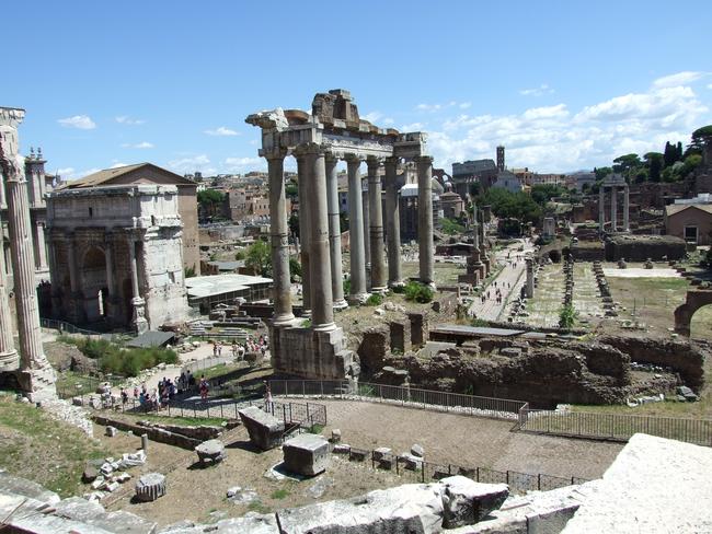 The Roman Forum.