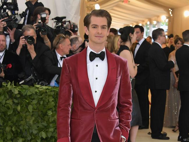 Andrew Garfield is up for a Globe for his role as famed Broadway composer Jonathan Larson in Tick, Tick ... Boom. Picture: Getty Images/AFP