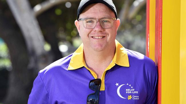 Luke Henderson is a pancreatic cancer survivor who is now working for the Cancer Council Queensland on the Sunshine Coast. Picture: Patrick Woods.