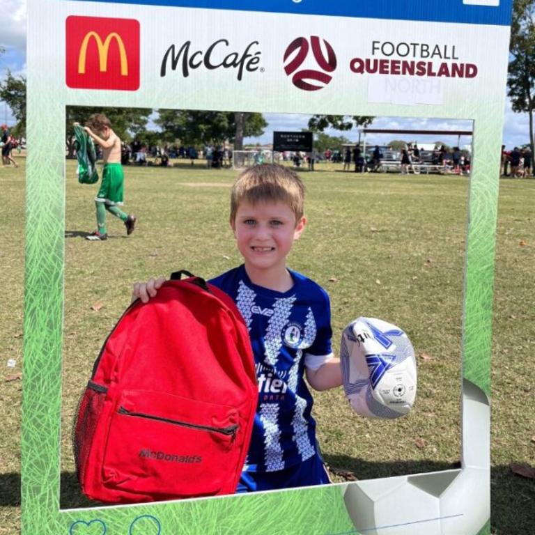 Noah Russo (Brothers Townsville FC) is this week's Junior Player of the Week for his awesome performance and team spirit. Picture: Football Queensland