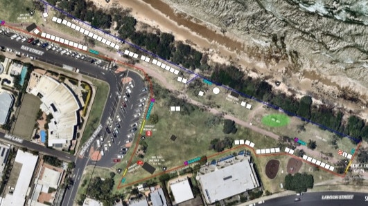 The site of Byron Music Festival, planned for Dening Park in Byron Bay.