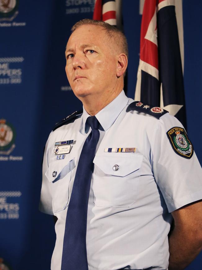 and NSW Police Commissioner Mick Fuller