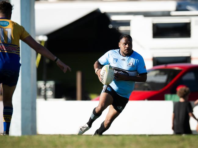 NRRRL Round 14: Mullumbimby vs Ballina at Mullumbimby RLFC, 2.45pm. Frederick Pitt for Ballina. Photo: Elise Derwin