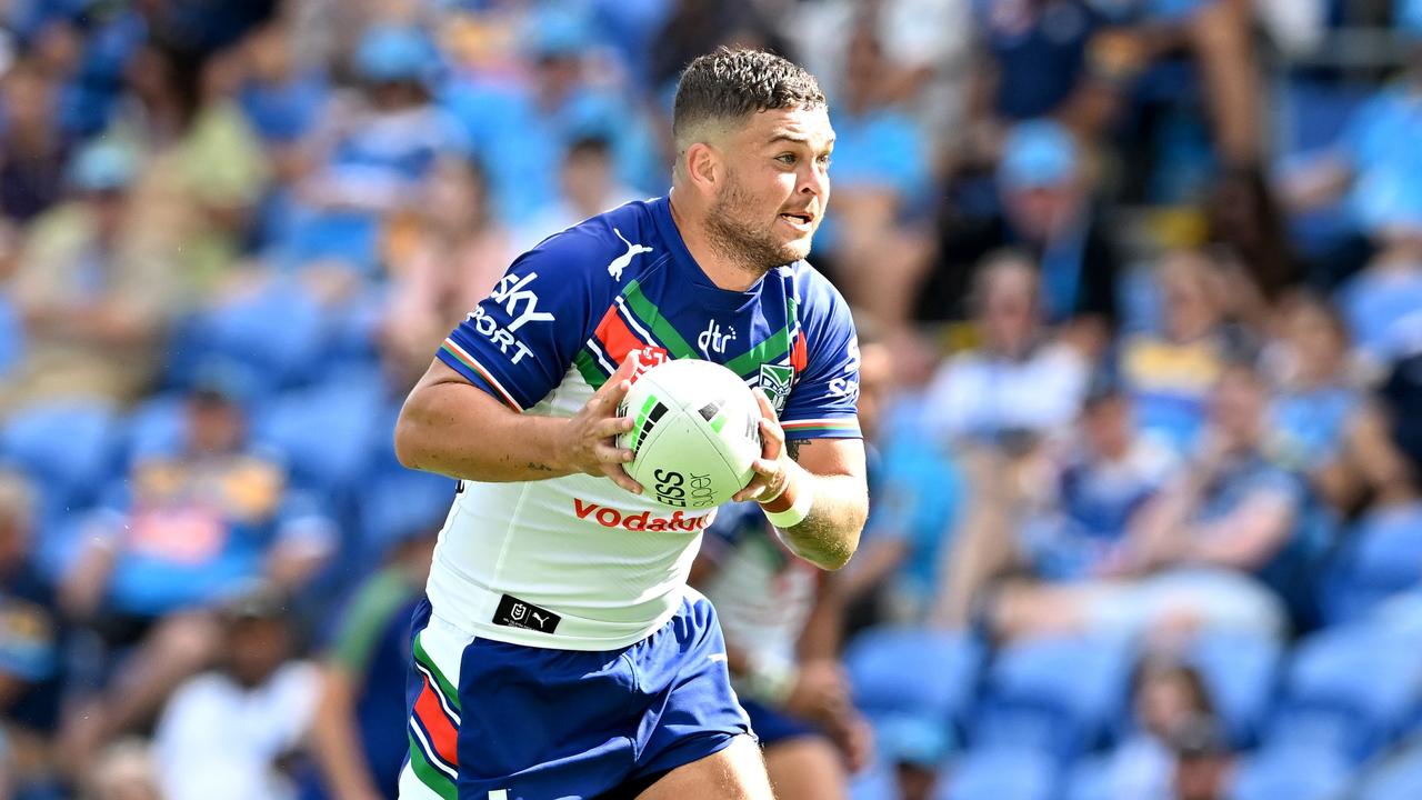 Ash Taylor played one game for the Warriors before retiring from the NRL. Picture: Bradley Kanaris/Getty Images