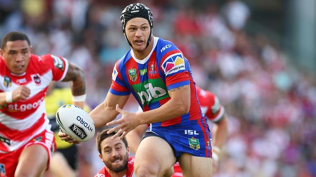 Young fullback Kalyn Ponga has been electric for the Knights. Picture: Picture: Mark Nolan/Getty Images