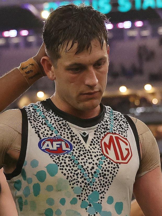 Zak Butters’ future is also a question. Picture: Janelle St Pierre/AFL Photos via Getty Images
