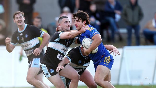 Terrigal’s defence was strong in the two-point victory. Picture: Sue Graham