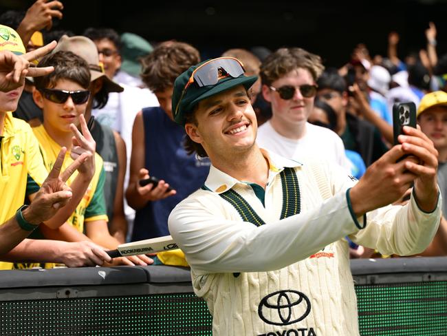 Sam Konstas is the new face of Australian cricket. Picture: Getty Images