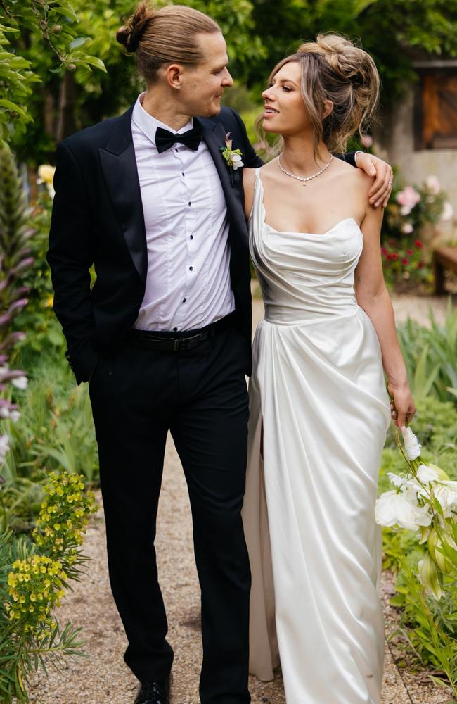 Woody Whitelaw and Mim Gibbs. Picture: Mimo Weddings