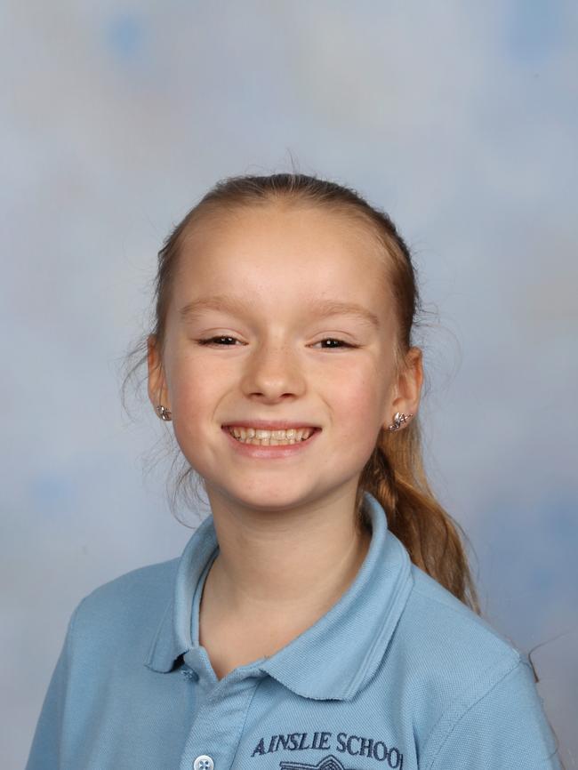 Supplied Editorial Tabitha Bobbin, Ainslie School Co-Vice School Captain.