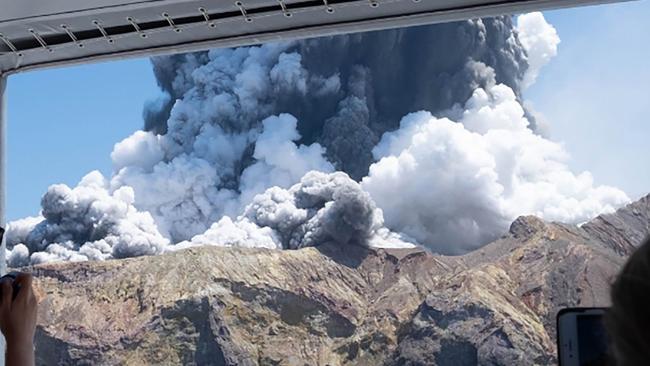 The eruption was one of New Zealand’s worst disasters. Picture: AFP.