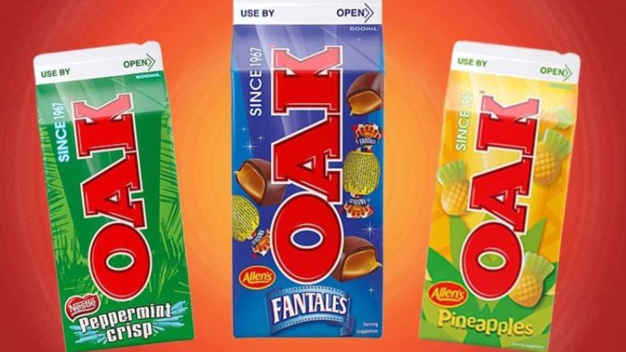 Oak has launched three new lolly-flavoured drinks.