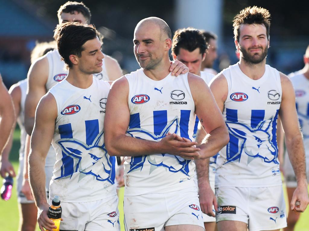 Ben Cunnington made his return to footy last week — and he’s set to go on for another year. Picture: Getty Images