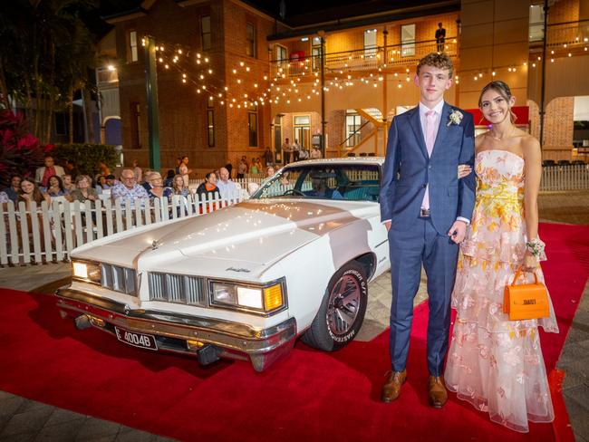 CLASS OF 2024: Townsville Grammar School formal. Students Dylan Carey & Amali Burch.