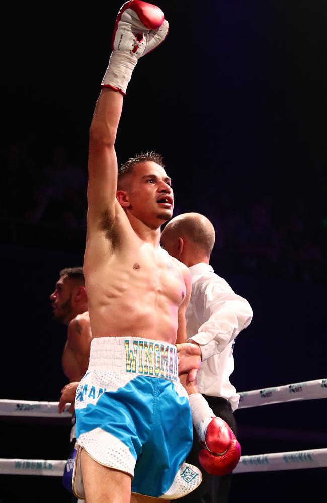 New Australian super featherweight champion Dana Coolwell. Picture: Chris Hyde/Getty