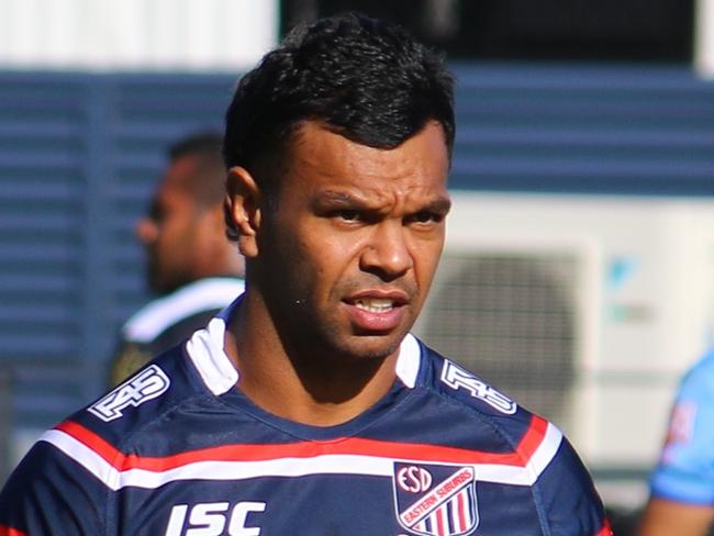 Kurtley Beale in his club jersey (Eastern Suburbs) at Waratahs training.