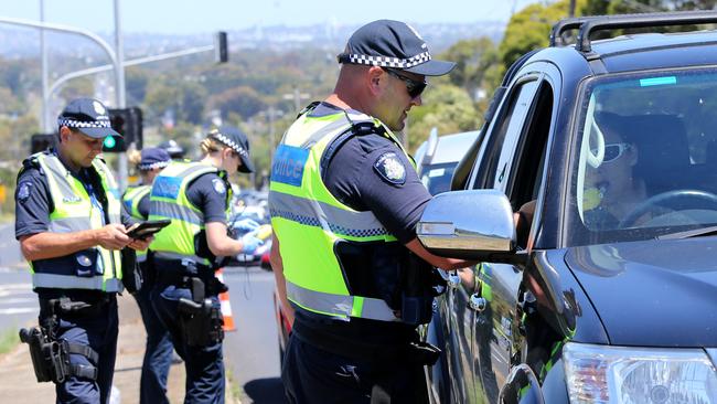 Police carried out 19,514 breath tests across Whitehorse. Picture: Mike Dugdale