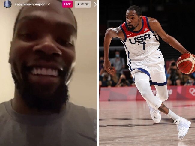 Kevin Durant delivered a parting shot to critics of Team USA.