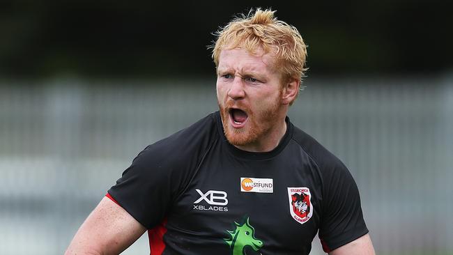 James Graham will make his Dragons debut in Round 1 of the NRL. Picture: Phil Hillyard