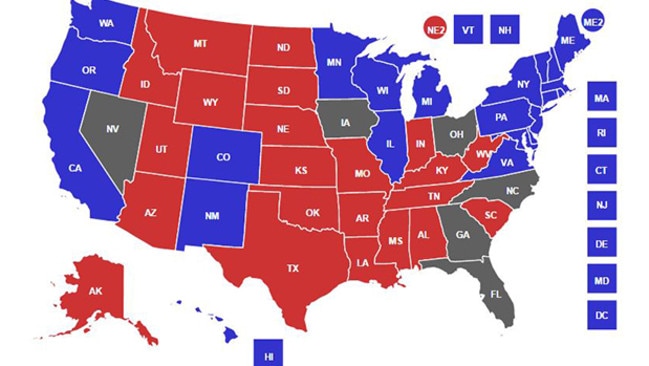 Why Donald Trump will lose election: Map of projections predicts ...