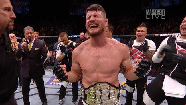 Michael Bisping is the new champion.