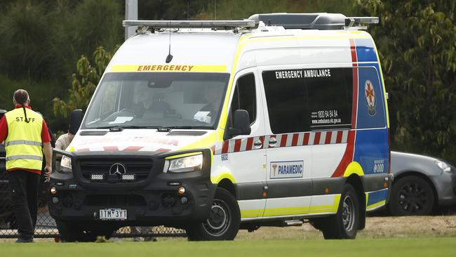 Ambulances were in high demand on Tuesday. Picture: Daniel Pockett