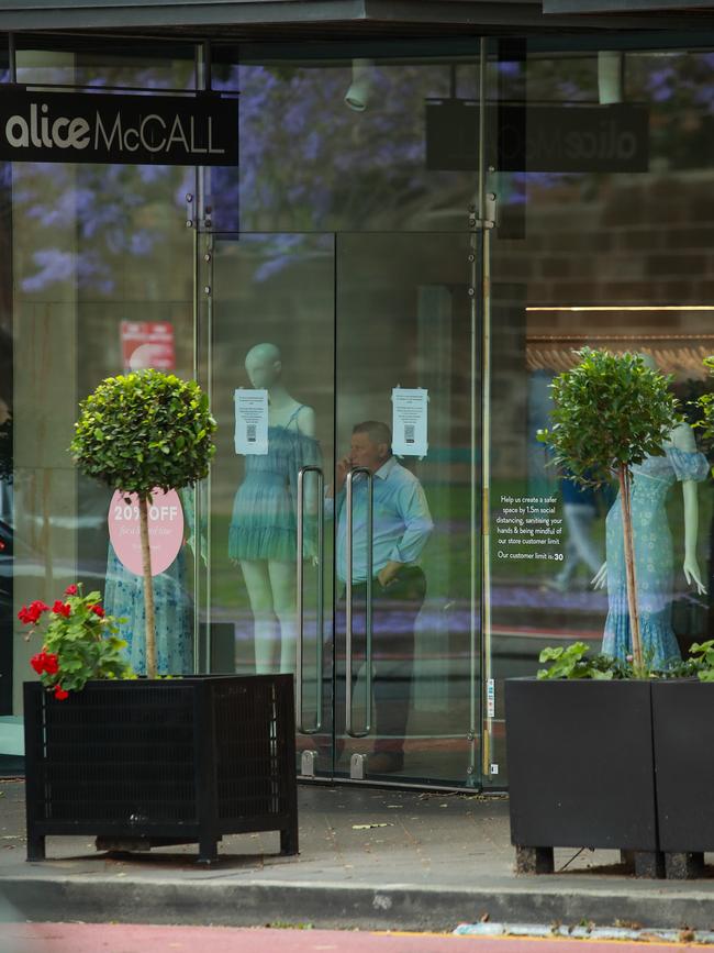 Alice McCall stores went into voluntary administration. Picture:Justin Lloyd.