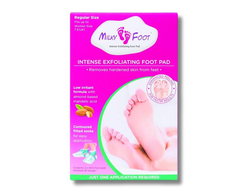 According to Chloe, the key to receiving a nine out of ten rating on FeetFinder.com is Milky Foot. Picture: Amazon Australia