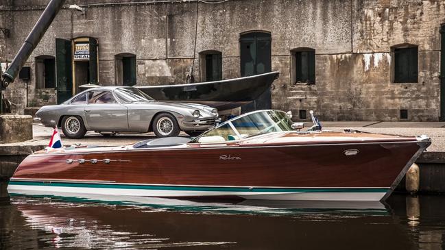 OK so it doesn’t have four wheels but this 1968 Riva Aquarama has two Lamborghini 4-litre V12 engines.