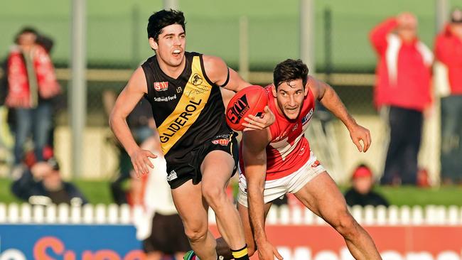 Former Glenelg star Josh Koster is now a mainstay in Sacred Heart OC’s first 22. Picture: Tom Huntley