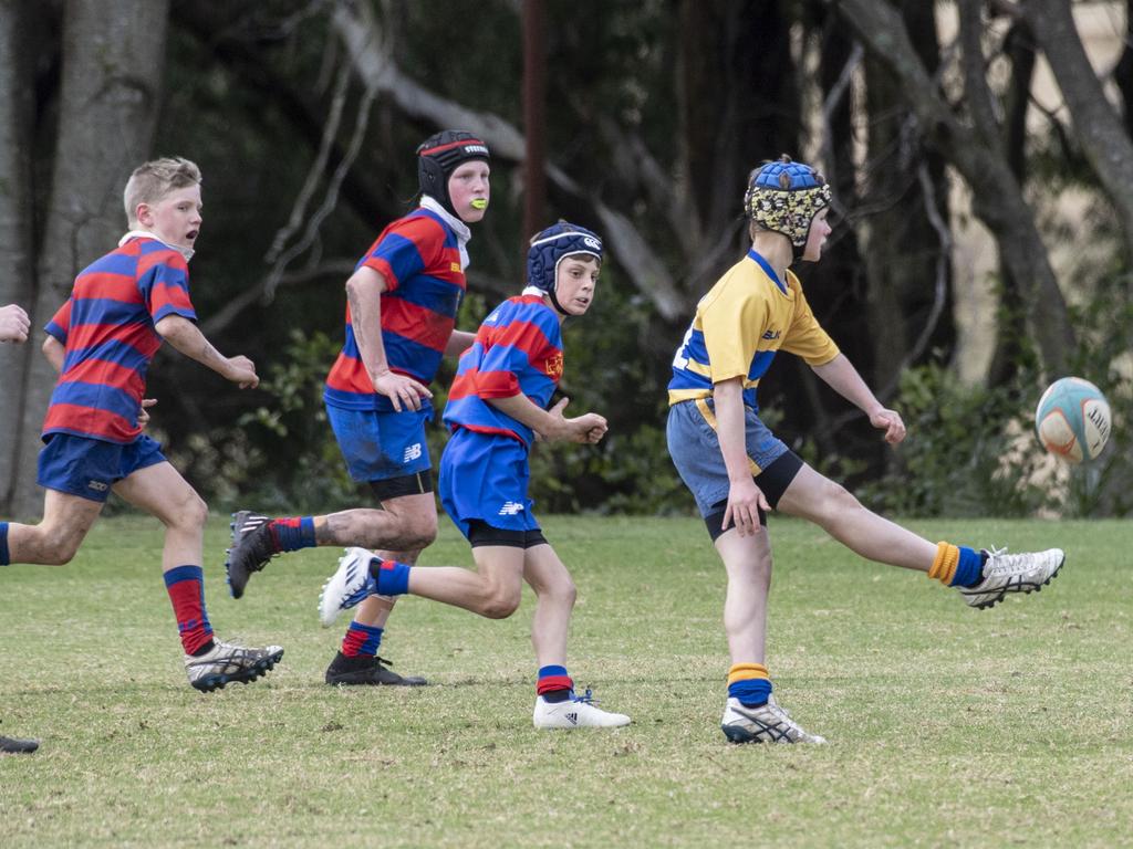 12As Downlands vs TGS. The O'Callaghan Cup played at Downlands College. Saturday, August 6, 2022. Picture: Nev Madsen.