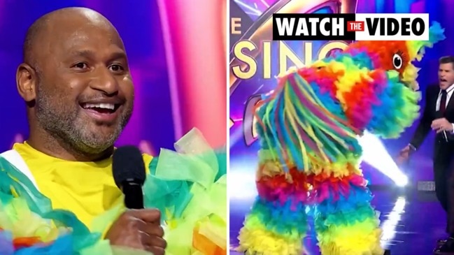 Pinata revealed as rugby league legend Lote Tuqiri (The Masked Singer)