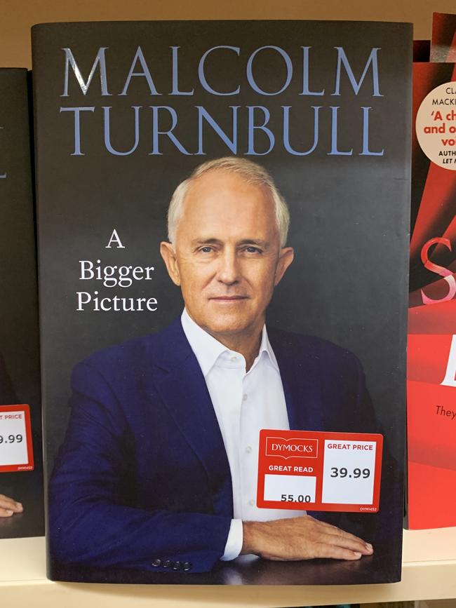 A discounted copy of Malcolm Turnbull’s new book