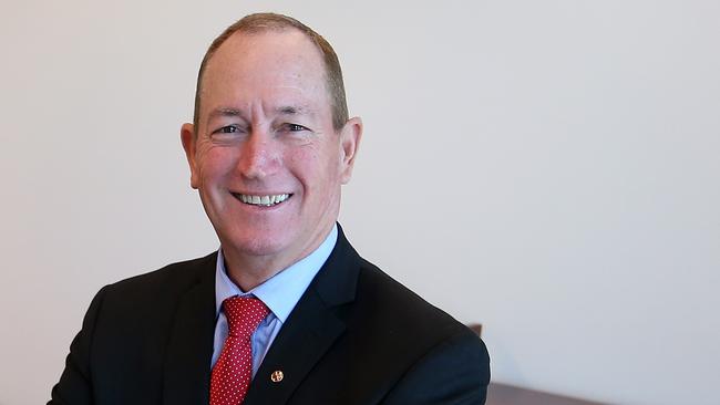 Senator Fraser Anning in his office at Parliament House in Canberra. Picture: Kym Smith