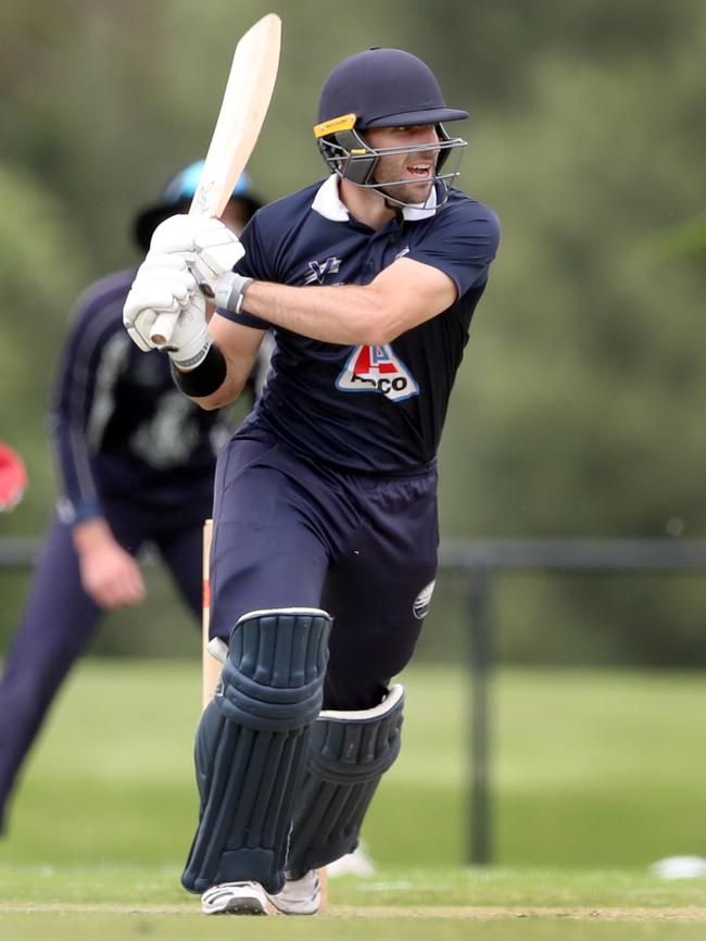 Eamonn Vines in action for Geelong. Picture: David Crosling