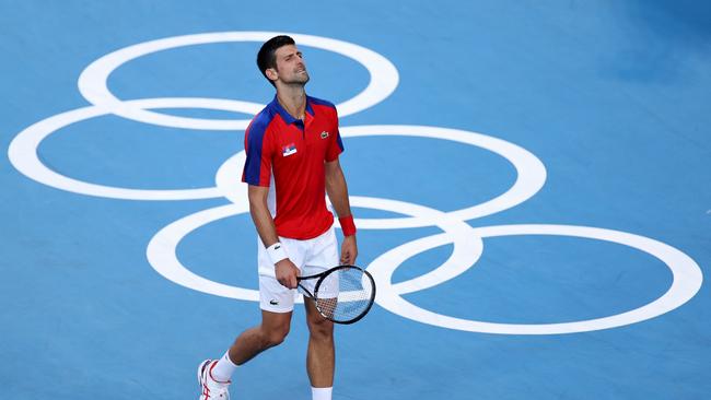 After a torrid trip to Tokyo, Novak Djokovic has opted to freshen up heading into the US Open, where he will bid to complete the Grand Slam. (Photo by Clive Brunskill/Getty Images)