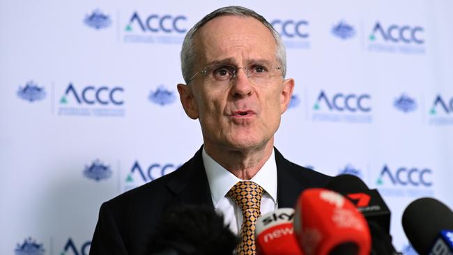 Australian Competition and Consumer Commission chairman Rod Sims says some people are reading too much into changes made last week to the media bargaining code which passed both houses of the Australian parliament. Picture: AAP